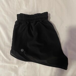 Lululemon Black Hotty Hot Low-Rise Lined Short 2.5”